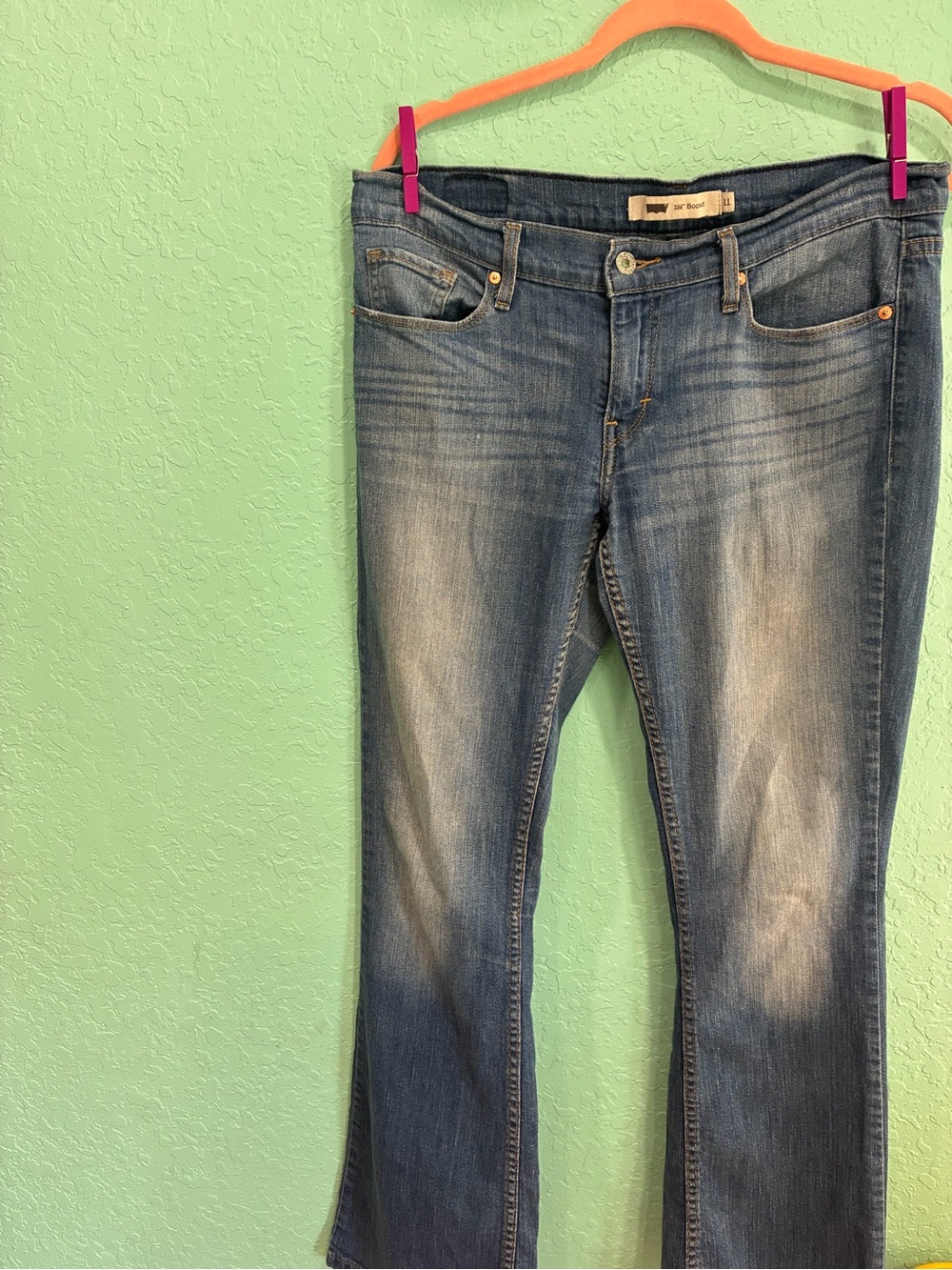 Levi's Women's Light Blue Bootcut Jeans 11 524 boot western basics denim